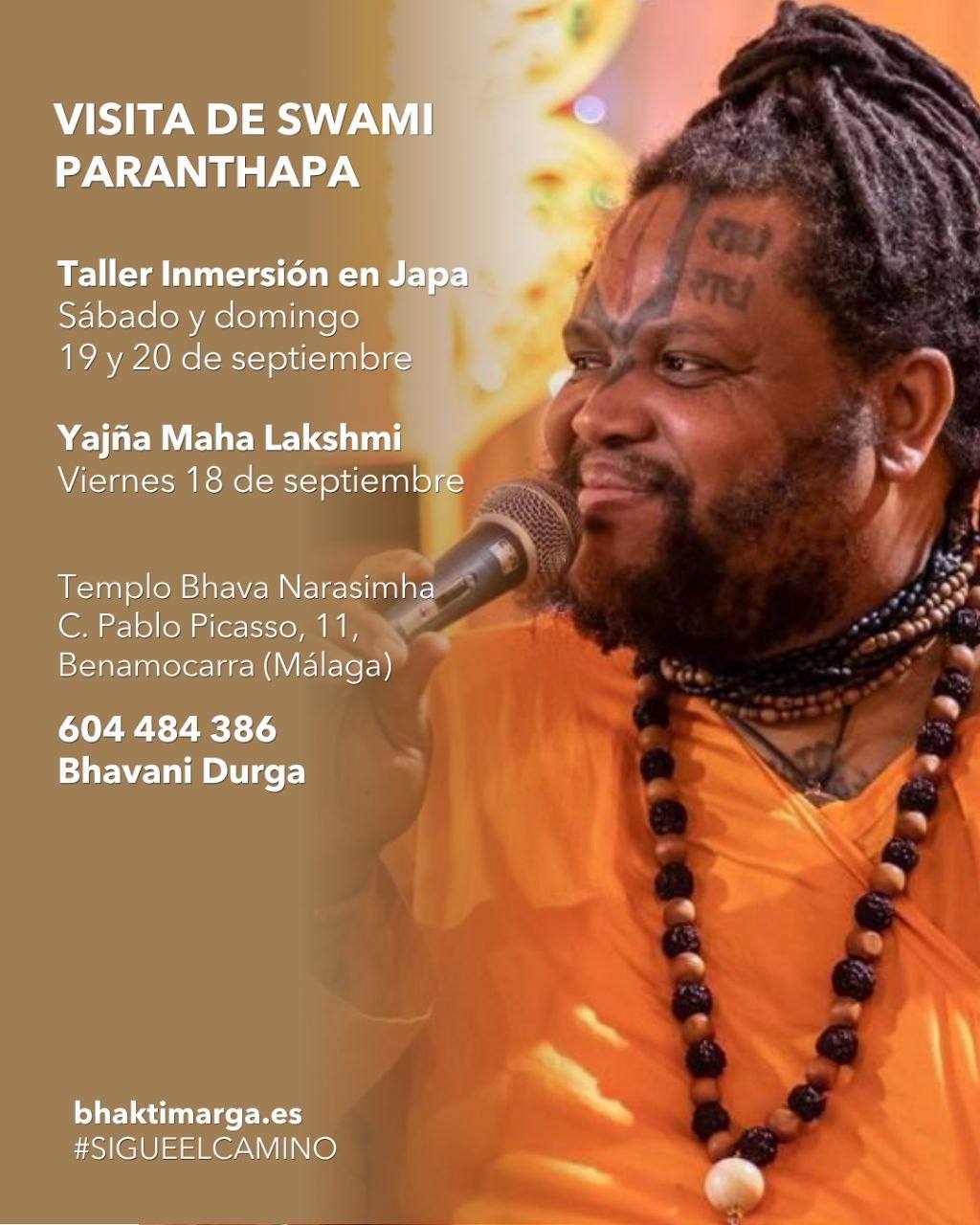 Taller de meditación con Swami Paranthapa