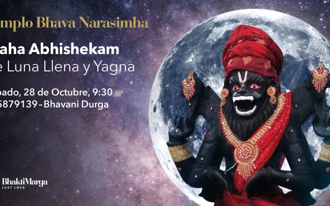 MAHA ABHISHEKAM de LUNA LLENA y YAGNA